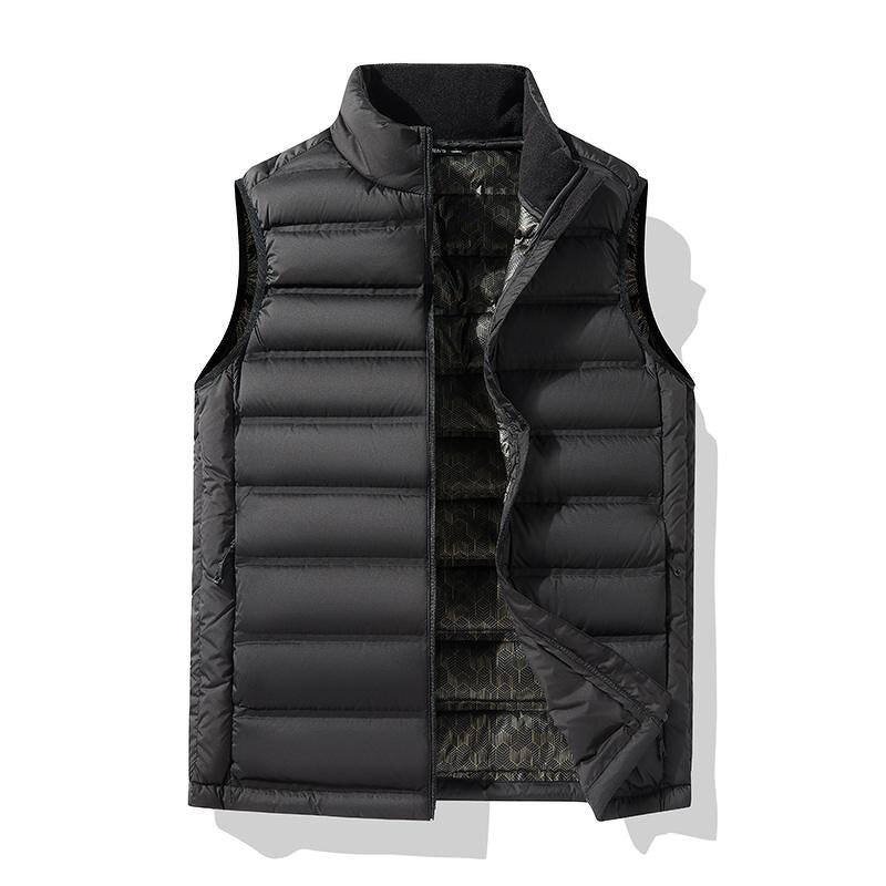 Equestrian Vest Factory - Plus Size Unisex Winter Sleeveless Outerwear 100% Polyester Down Collar