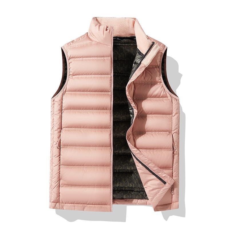 Equestrian Vest Factory - Plus Size Unisex Winter Sleeveless Outerwear 100% Polyester Down Collar