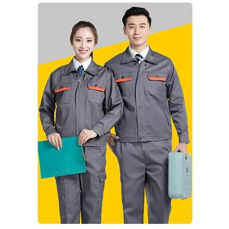 Work Clothing Supplier - Women's and Men's Factory Worker Uniform Customizable with Logo