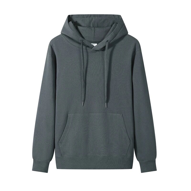 Winter Hoodies Factory - High Quality Blank Heavyweight Woven Zipper-Up Oversized No String