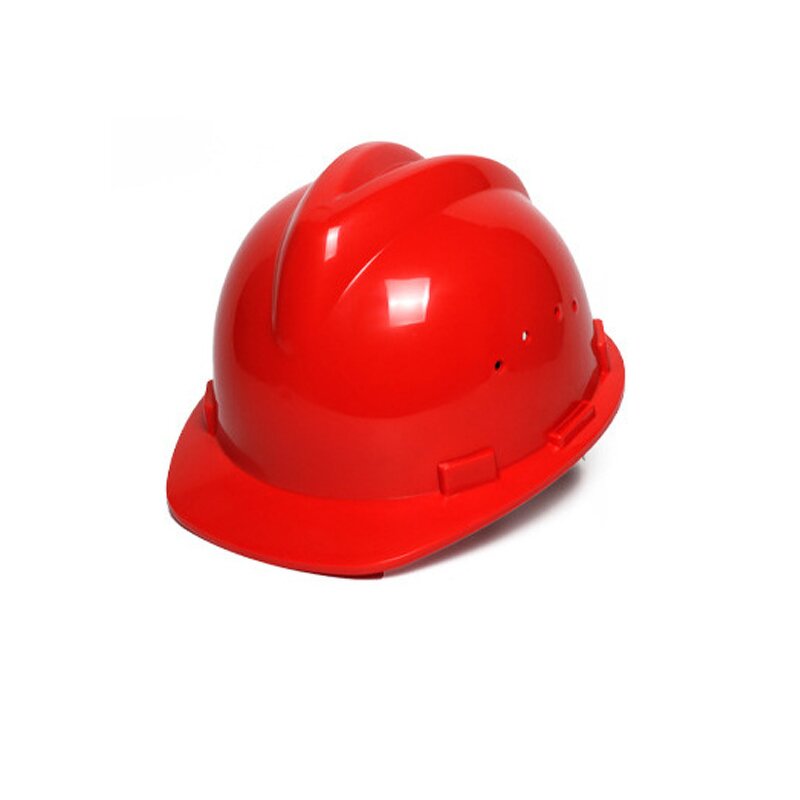 Industrial Safety Helmet Supplier - Custom Logo V Type Slotted for Construction Site Engineers