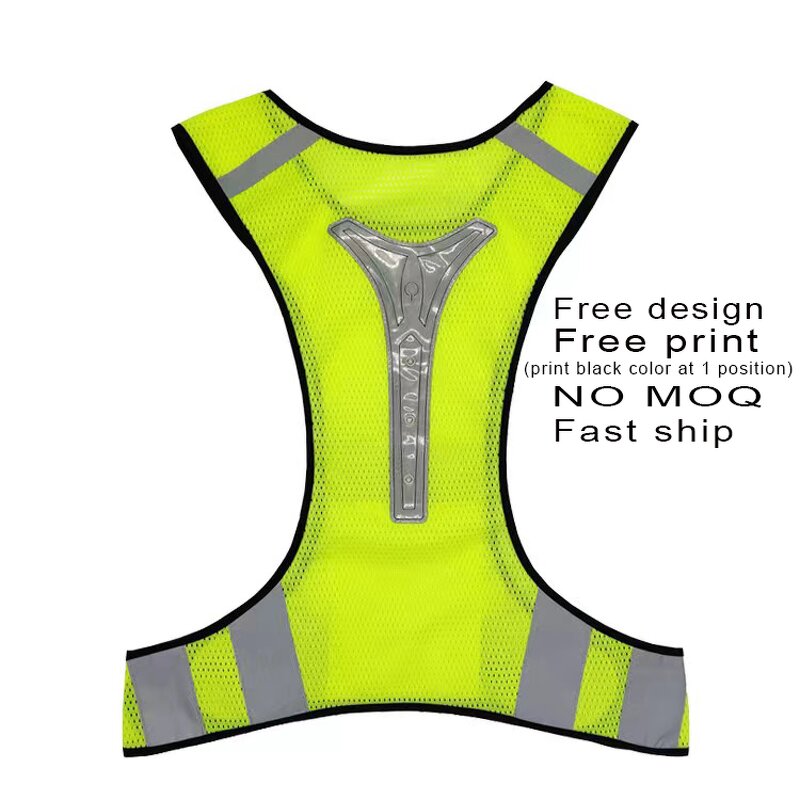 LED Safety Vest Supplier - Adjustable Reflective Flash Driving Night Running Cycling