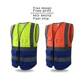 Safety Vest Supplier - Working Wear Breathable Multi Pockets Reflective Stripe Vests