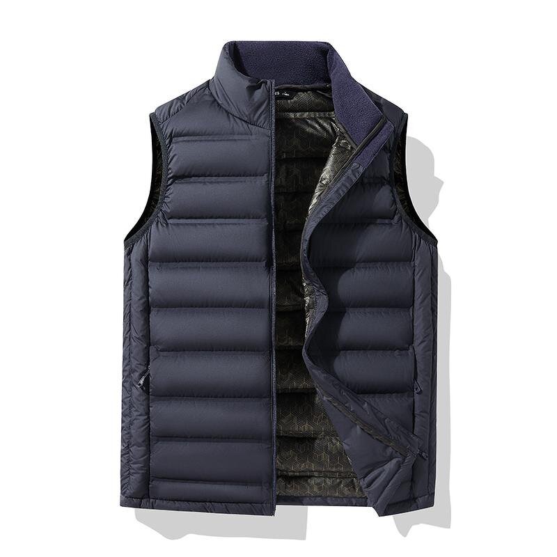 Equestrian Vest Factory - Plus Size Unisex Winter Sleeveless Outerwear 100% Polyester Down Collar