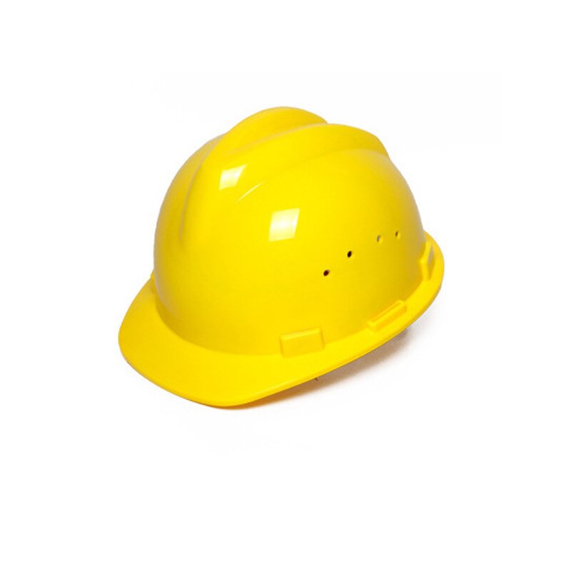 Industrial Safety Helmet Supplier - Custom Logo V Type Slotted for Construction Site Engineers