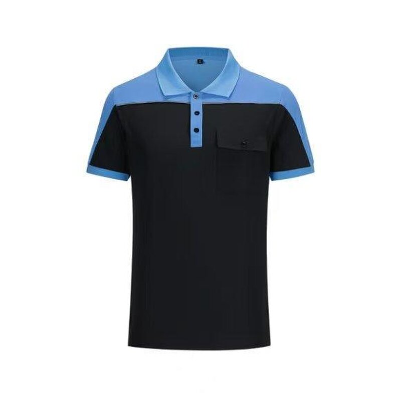 Workwear Polo Shirt Supplier - Custom logo Antistatic Gas Station Polyester Sublimation Printing