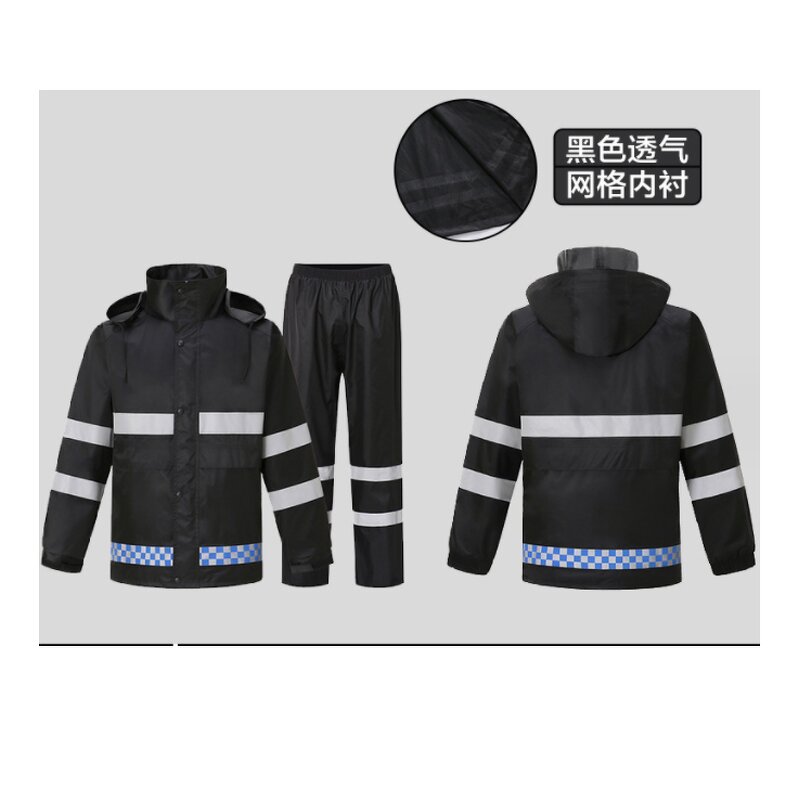 Reflective Raincoat Supplier - Durable Hi Vis Oxford Windproof Waterproof Construction Safety