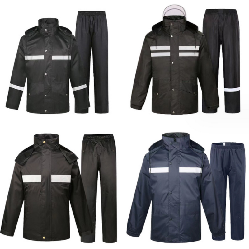 Reflective Raincoat Supplier - Durable Hi Vis Oxford Windproof Waterproof Construction Safety