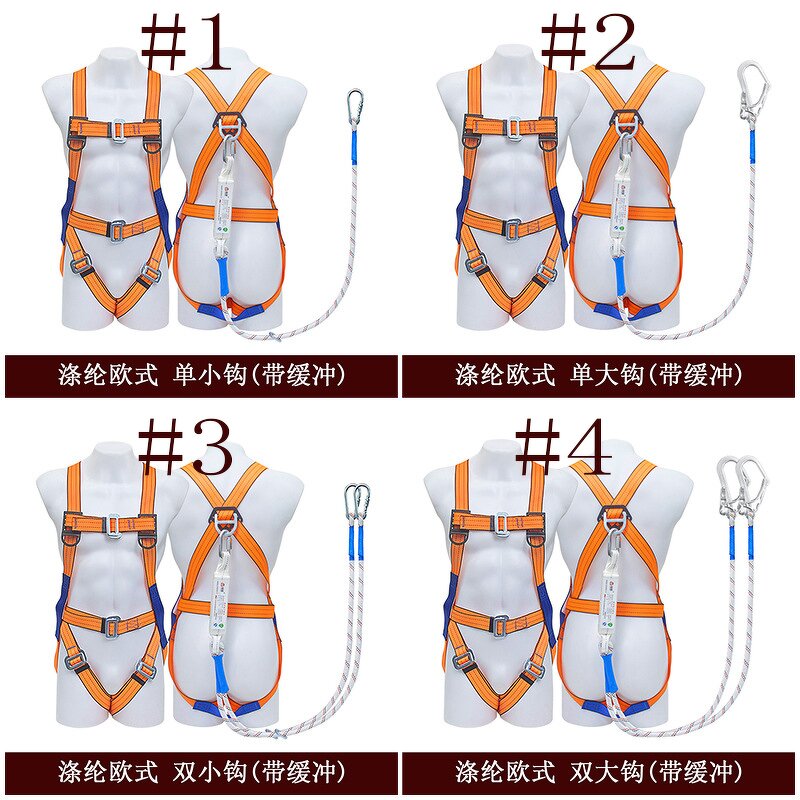 Safety Harness Supplier - CE Standard Lightweight Full Body Adjustable Buckles