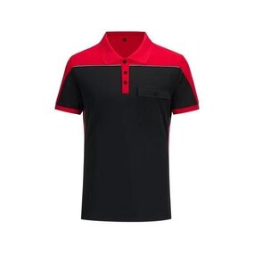 Workwear Polo Shirt Supplier - Custom logo Antistatic Gas Station Polyester Sublimation Printing