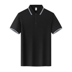 Polo Shirt with Button Factory - Custom Logo Pure Cotton Pique Short Sleeve Corporate Culture