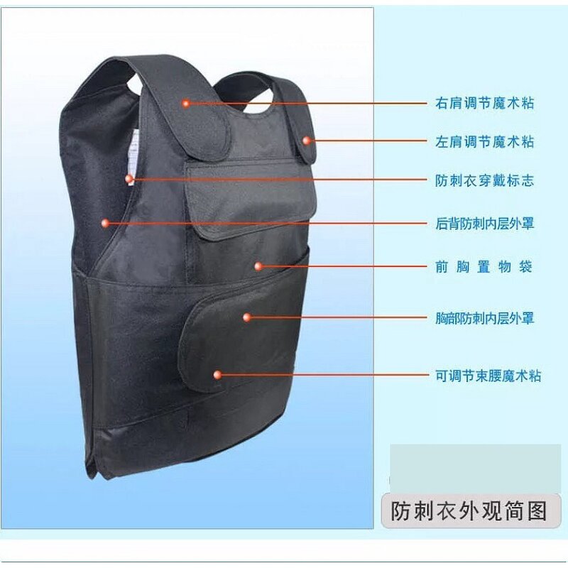 Anti Cut Vest Factory - 18 Layers Cutting Resistant Protection Conceal Lightweight Tactical