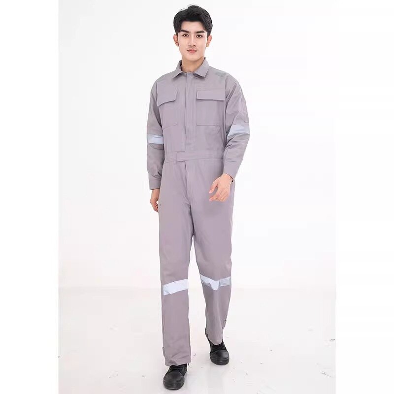 Coveralls Factory - 100% Cotton Safety Work Uniform for Mechanics Construction Repairman