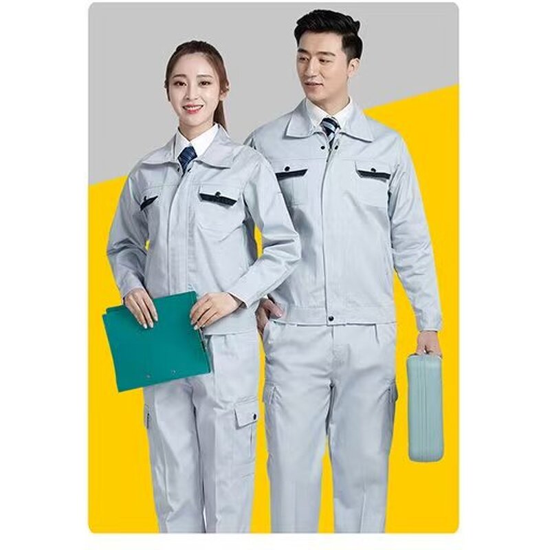 Work Clothing Supplier - Women's and Men's Factory Worker Uniform Customizable with Logo