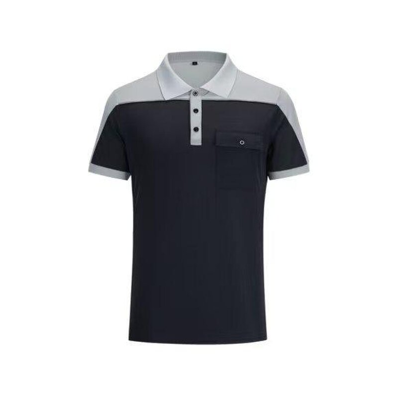 Workwear Polo Shirt Supplier - Custom logo Antistatic Gas Station Polyester Sublimation Printing