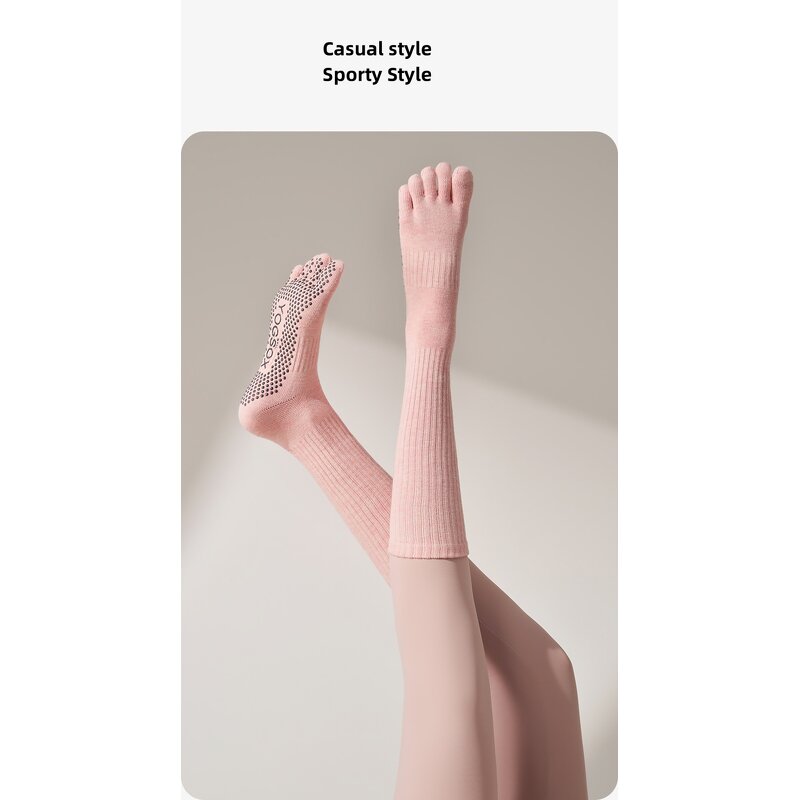 Crew Yoga Sock Manufacturer - OEM Tie Dye Pilates Sock