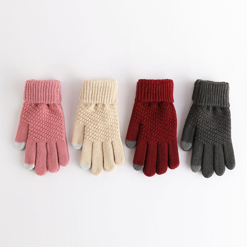 Winter Men's Knitted Gloves Manufacturer - Bulk Touch Screen Warm Gloves
