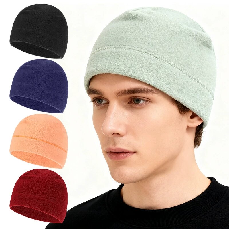 Autumn Winter Running Hat Manufacturer - Bulk Polar Fleece Motorcycle Cap