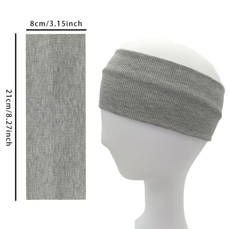 Knitted Elastic Hair Band Manufacturer - Bulk Wide-edge Sports Turban
