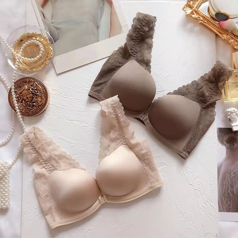 Plus Size Wire-Free Bra Manufacturer - Bulk Seamless Front Closure