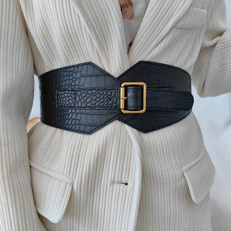 Fashion Elastic Waist Belt Manufacturer - Bulk Retro Wide Belt