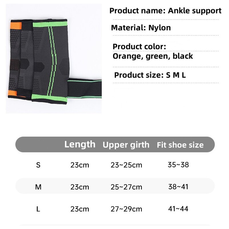 Ankle Support Sleeve Manufacturer - Bulk Adjustable Elastic Ankle Brace