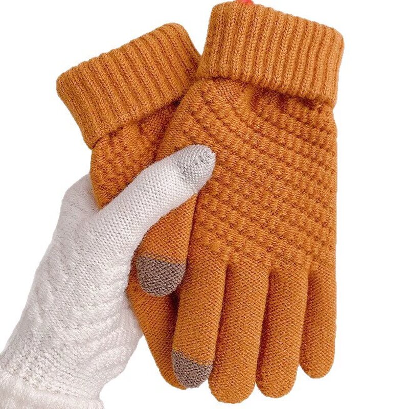 Wool Mittens Gloves Manufacturer - Bulk Jacquard Touch Screen Gloves