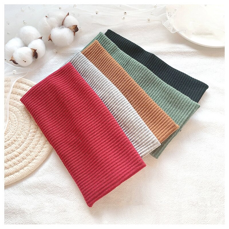 Solid Color Knitted Headband Manufacturer - Bulk Elastic Sports Headband