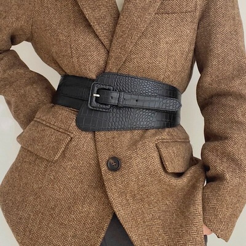 Fashion Elastic Waist Belt Manufacturer - Bulk Retro Wide Belt