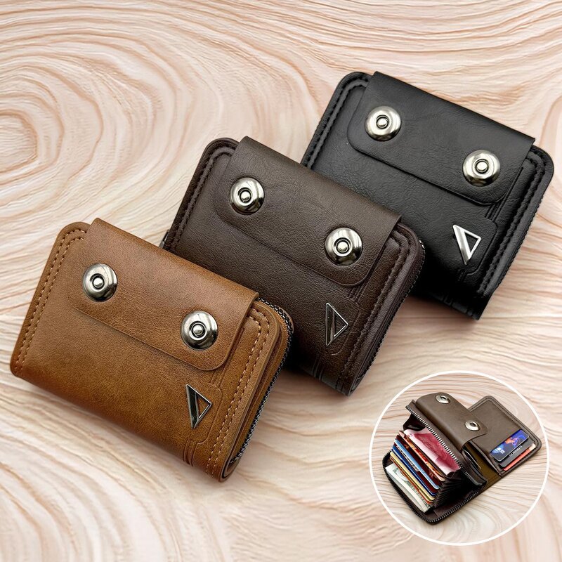 Accordion Card Holder Manufacturer - Bulk Retro Zipper ID Storage Bag