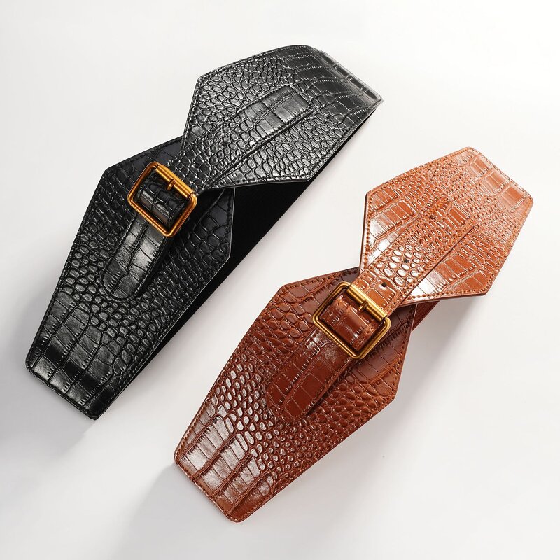 Fashion Elastic Waist Belt Manufacturer - Bulk Retro Wide Belt