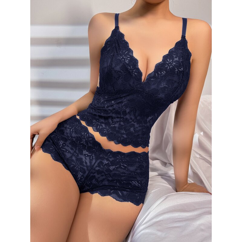 Lace Wire Low-Cut Bra Manufacturer - Bulk Embroidered Push-Up Bra