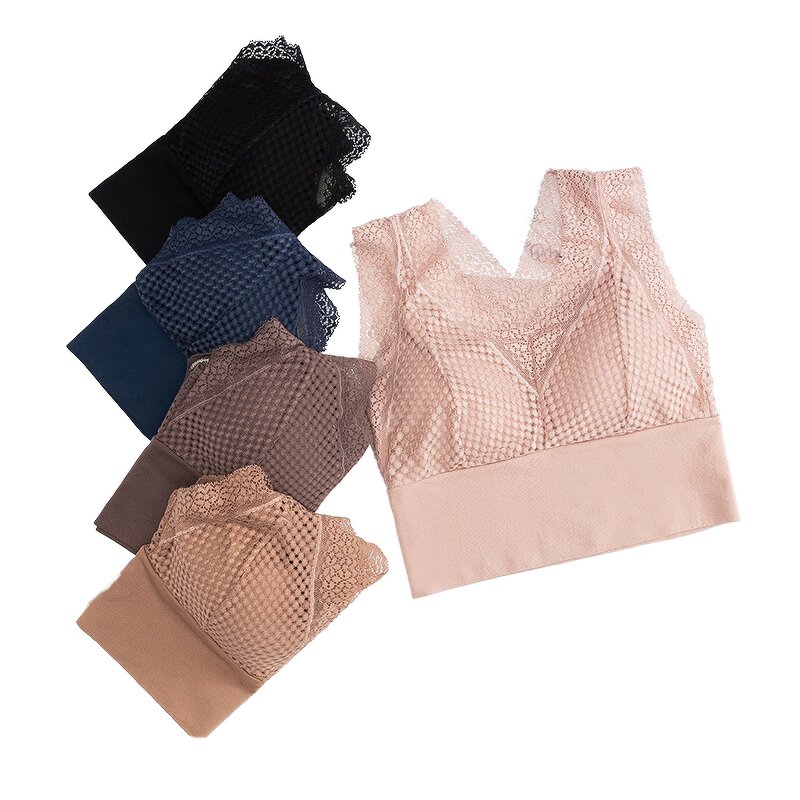 Knitted 3/4 Cup Bra Manufacturer - Custom Wire Bra with Removable Pads