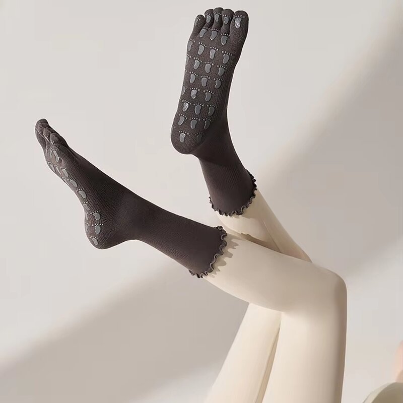 Seamless Pilates Compression Sock Manufacturer - OEM Ruffle Sock