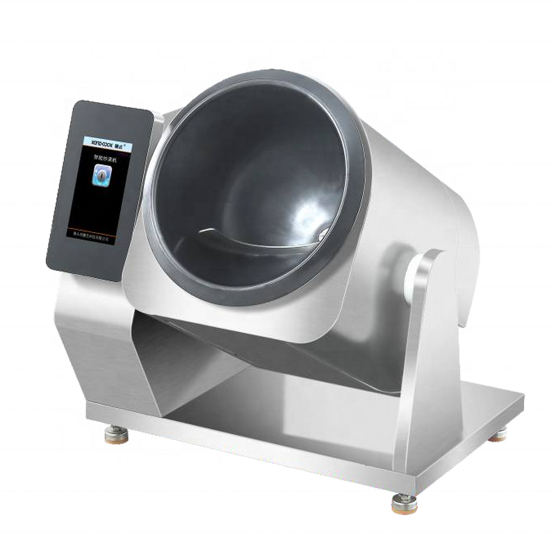 Electric Stir Frying Machine Supplier - Commercial Intelligent Non Stick Steel Gas Automatic