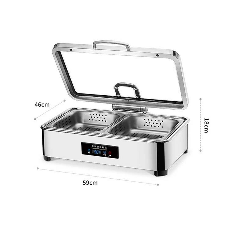 Electric Griddle Factory - Stainless Steel Commercial Kitchen Non Stick Plate Fast