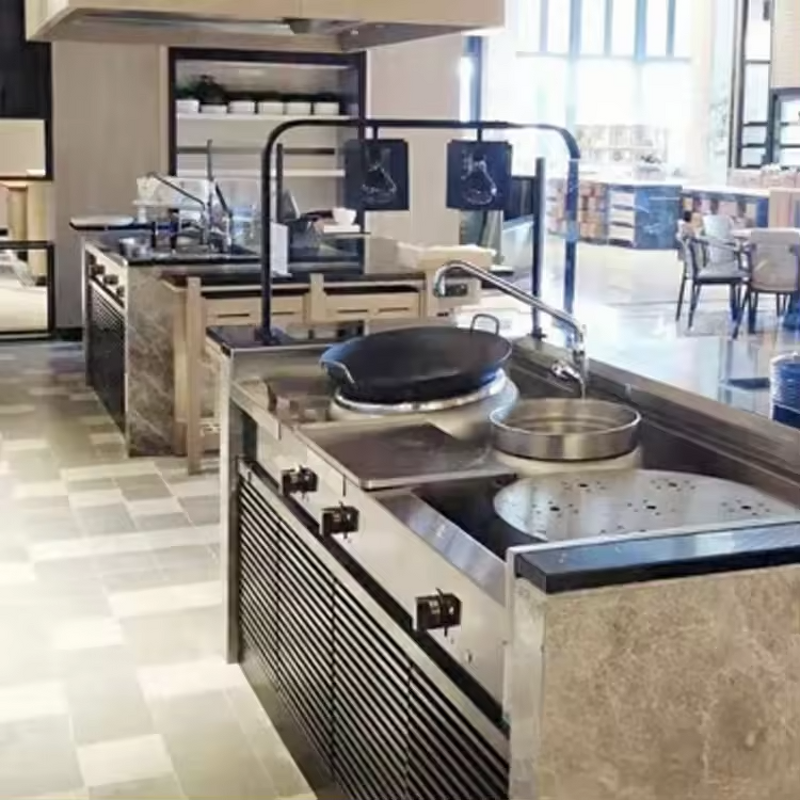 Intelligent Stir Fry Machine Factory - Commercial Multifunction Electric Non Stick Steel