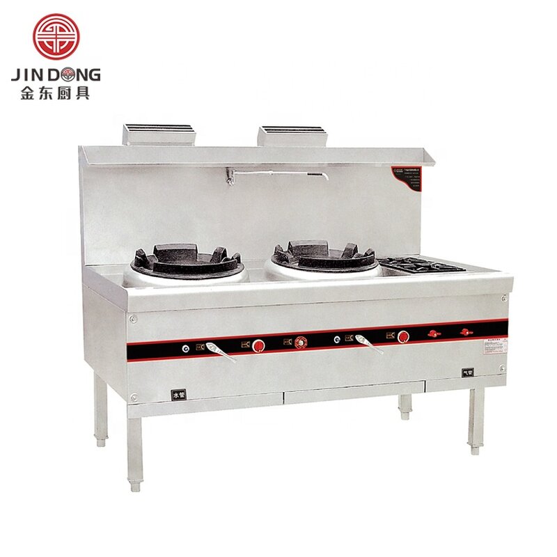 Gas Butane Cooker Supplier - Commercial Standing Double Burner for Catering Equipment