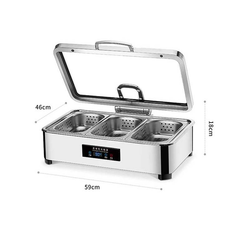 Electric Chafing Dish Supplier - Luxury Stainless Steel Buffet Server Electric Warming