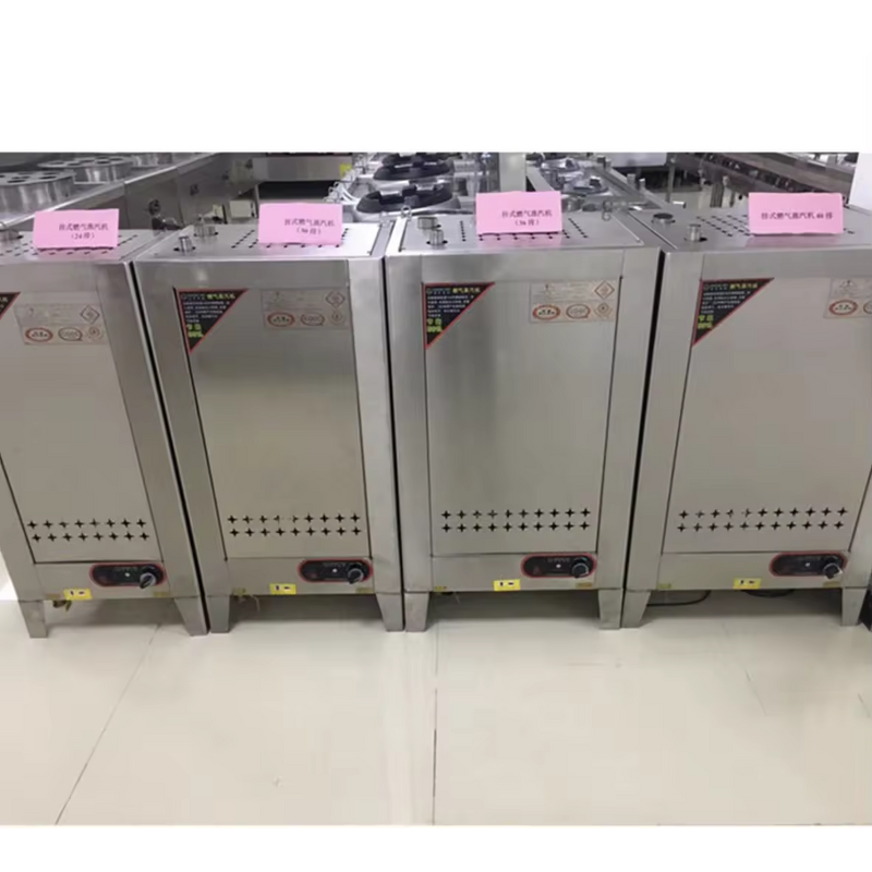 Gas Chinese Cooking Stove Manufacturer - Stainless Steel Commercial Gas Food Steamer