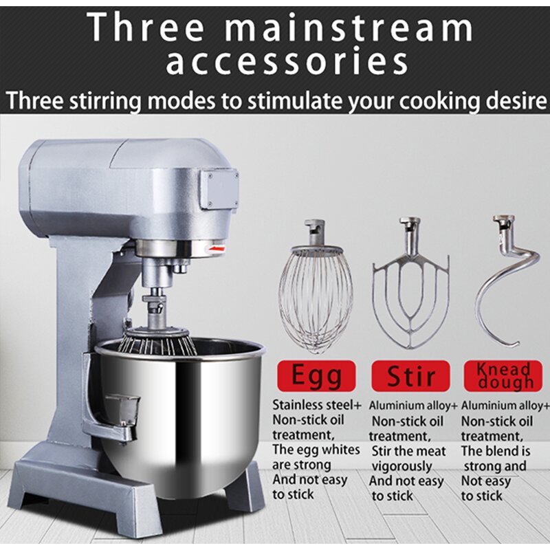 Bakery Kneading Machine Supplier - Commercial 20L Bread Pizza Spiral Dough Mixer