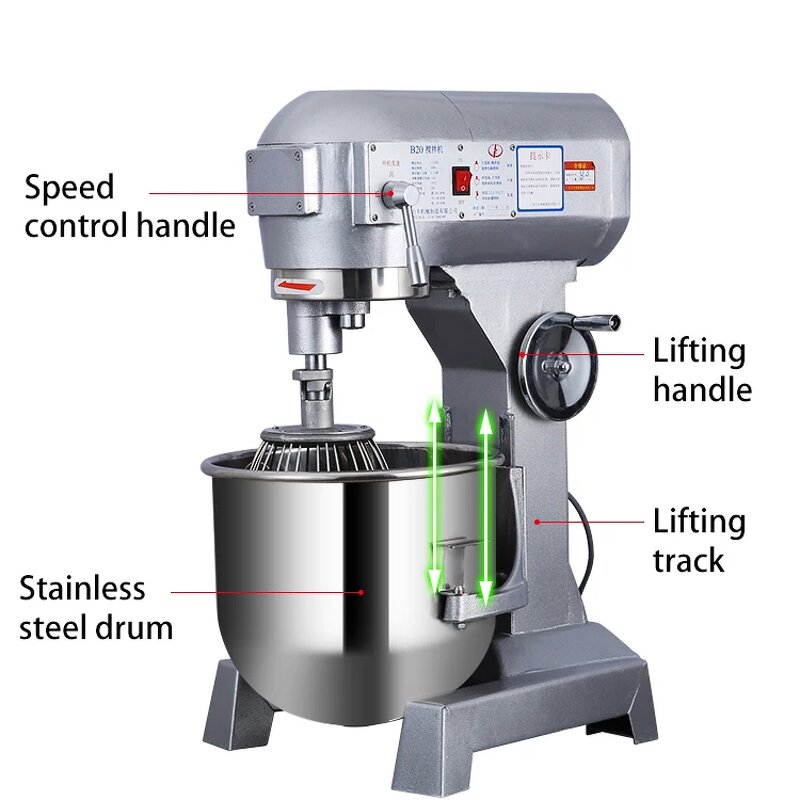 Electric Food Mixers Manufacturer - Industrial Multifunctional Egg Beater Kneading Batter