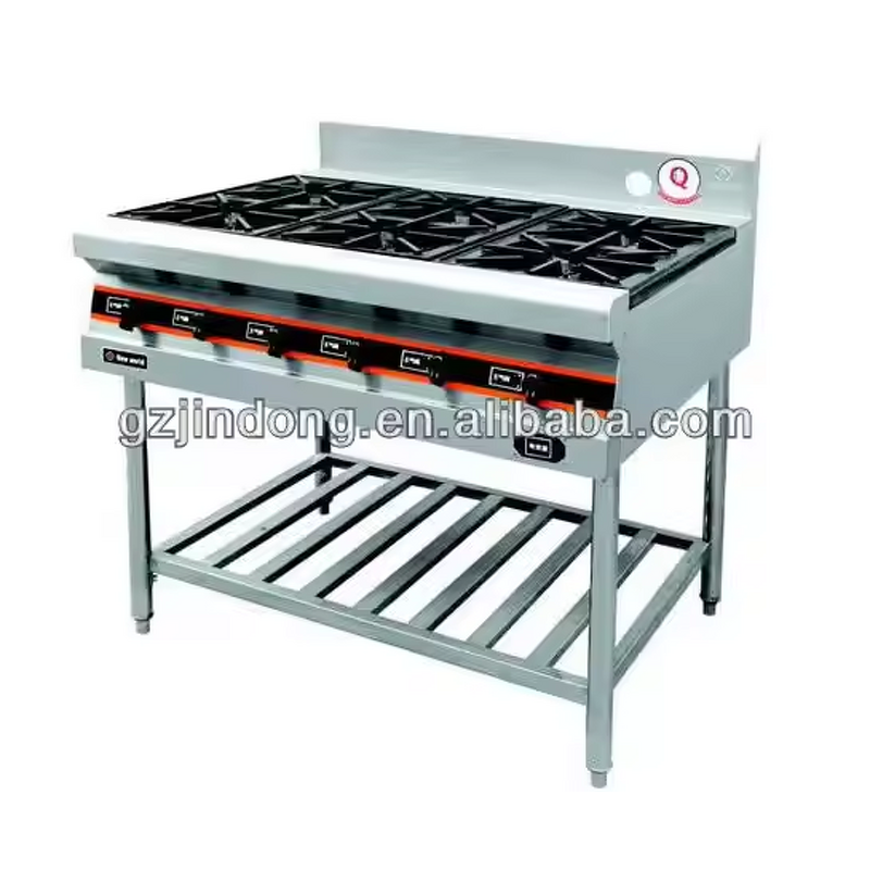 Restaurant Gas Stove Manufacturer - Commercial Single Double burner Cooker Hotel Kitchen