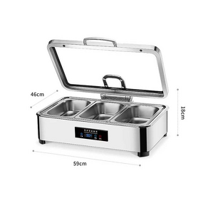 Electric Chafing Dish Supplier - Luxury Stainless Steel Buffet Server Electric Warming