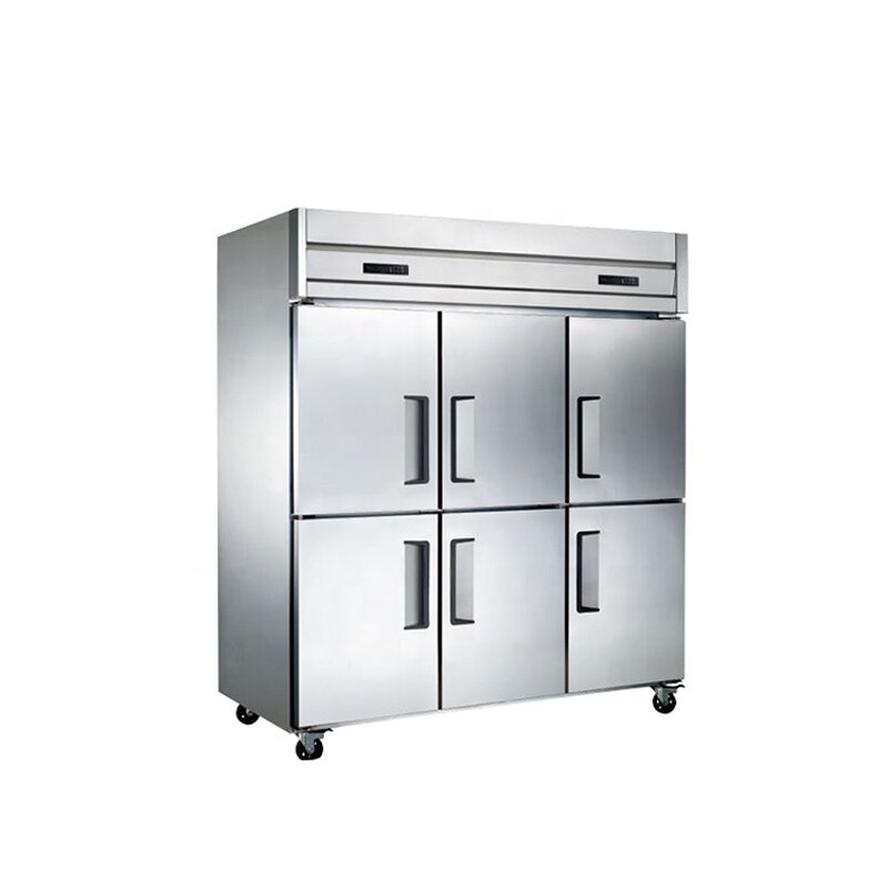 Upright Freezer Manufacturer - Luxury Commercial 6 Door Stainless Steel Deep Freezers