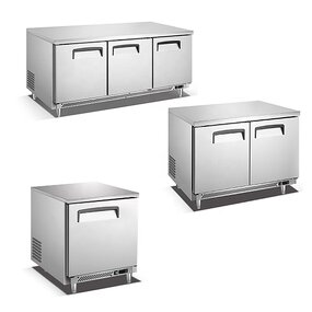 Kitchen Cabinet Supplier - Commercial Stainless Steel Sliding Door for Adjustable Feet