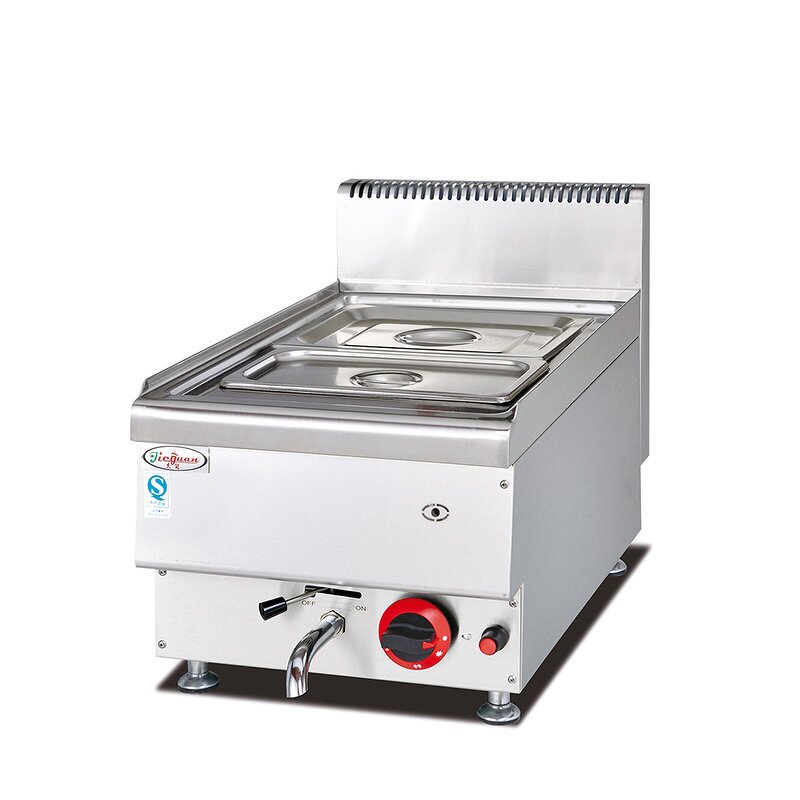 Commercial Bain Marie Supplier - 4 Pan Gas LPG Food Warmer