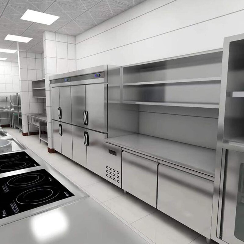 Commercial Kitchenware Set Supplier - Full Stainless Steel Customized Hotel School Canteen