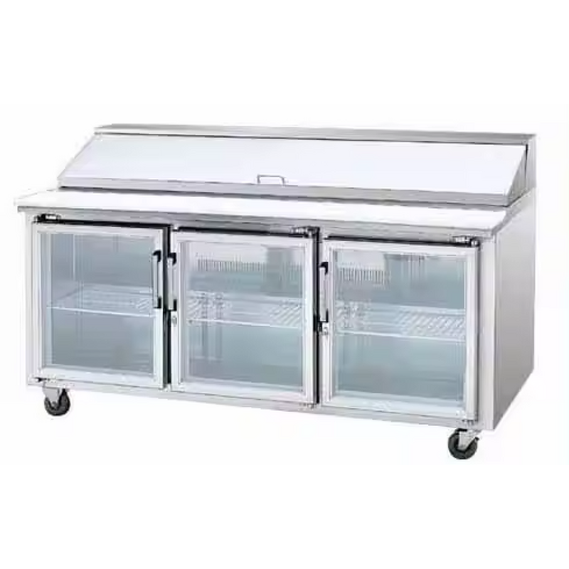 Glass Door Freezer Manufacturer - Commercial Stainless Steel Fan Cooling Refrigerated