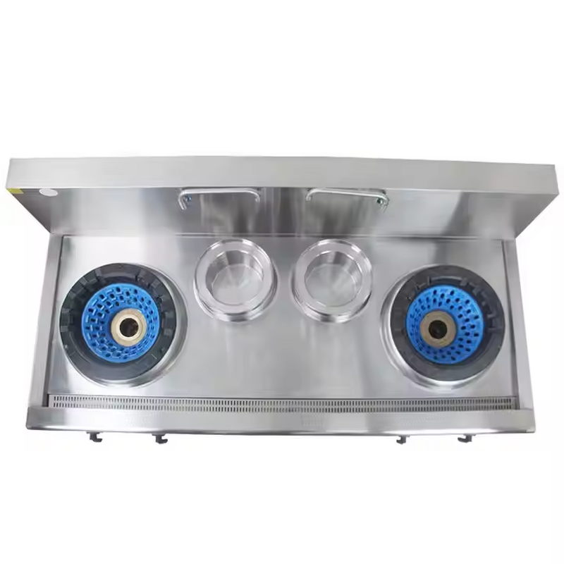 Commercial Gas Range Factory - Stainless Steel 4-8 Burners Stand Floor